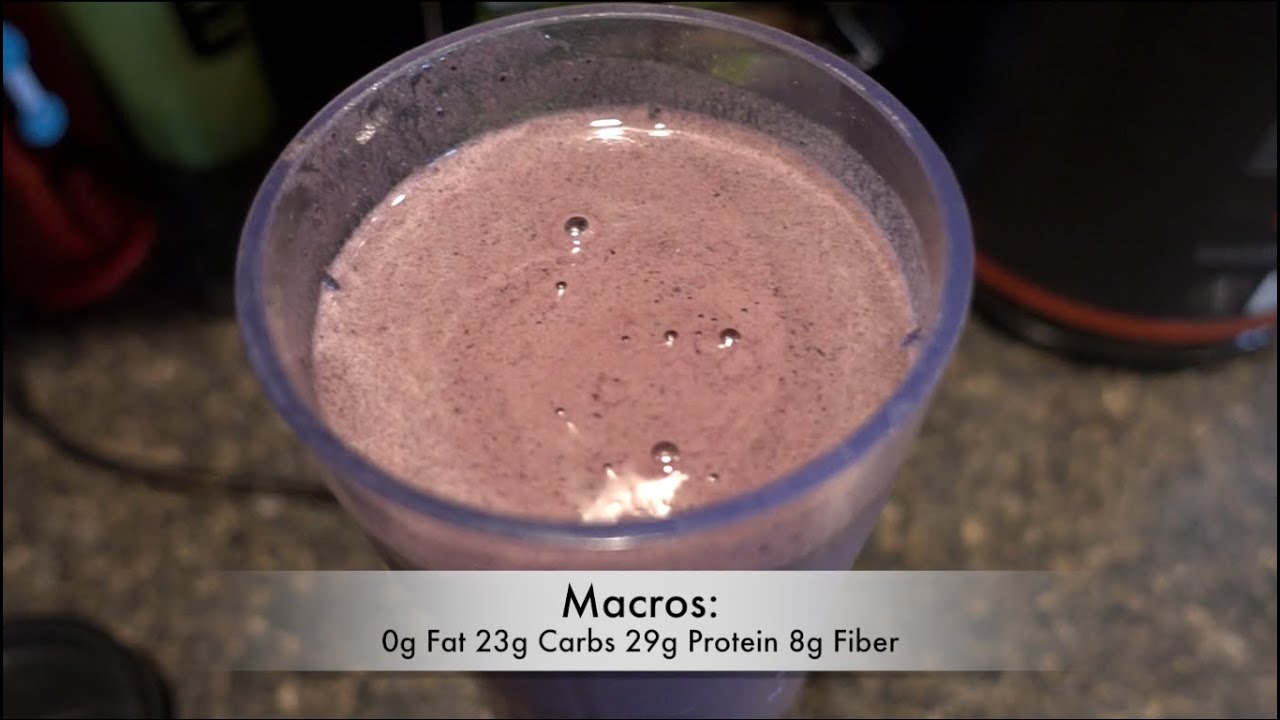 The Perfect Macro Tracking App - Post Workout Shake (For Cutting)