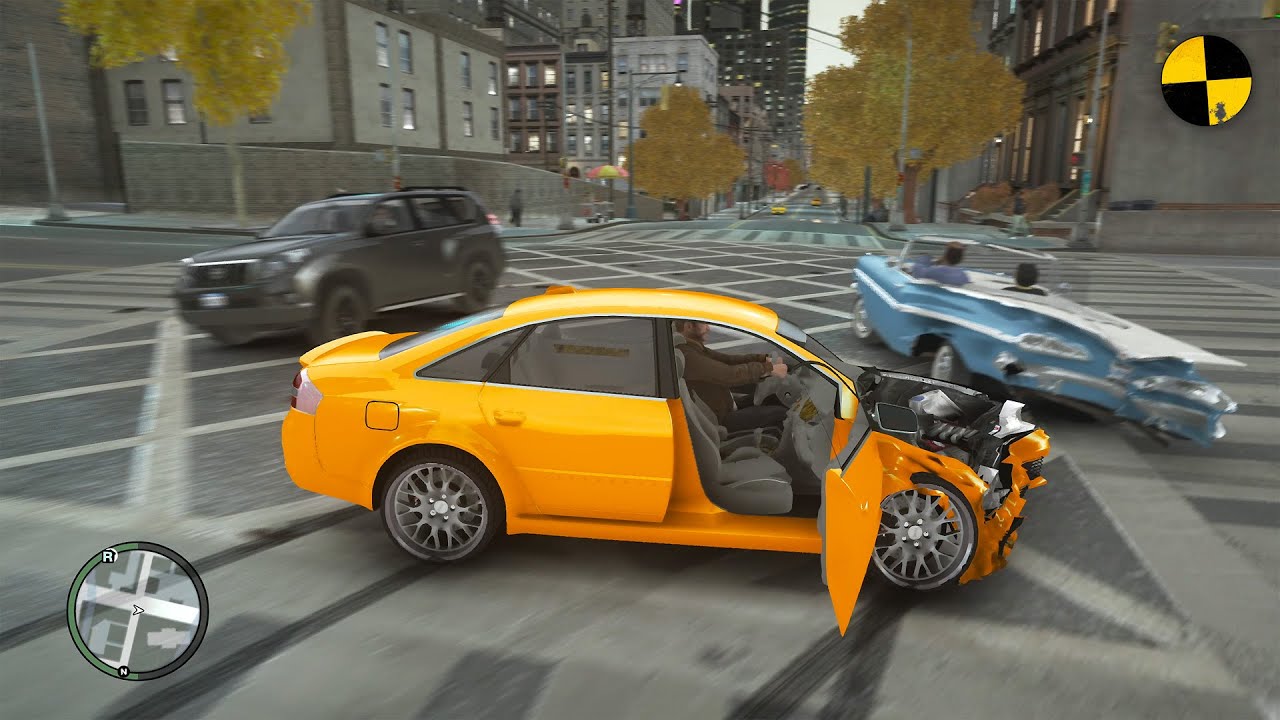 GTA 4 Crash Testing Real Car Mods Ep.94