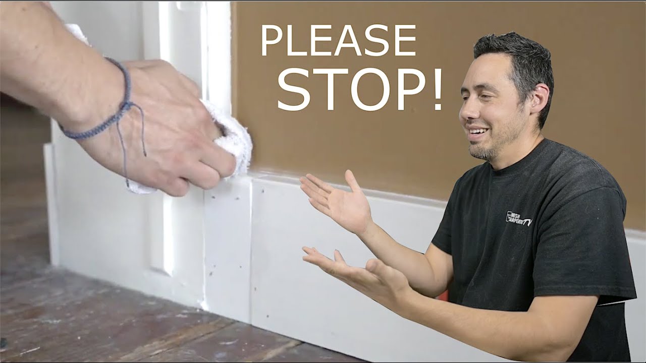 Carpenter reacts to Do-it-yourself Trim Carpentry