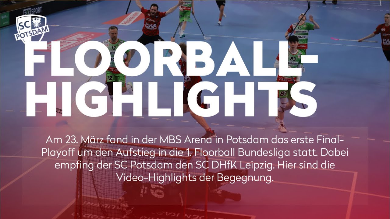 Floorball-Höhepunkte: SC Potsdam vs. SC DHfK Leipzig