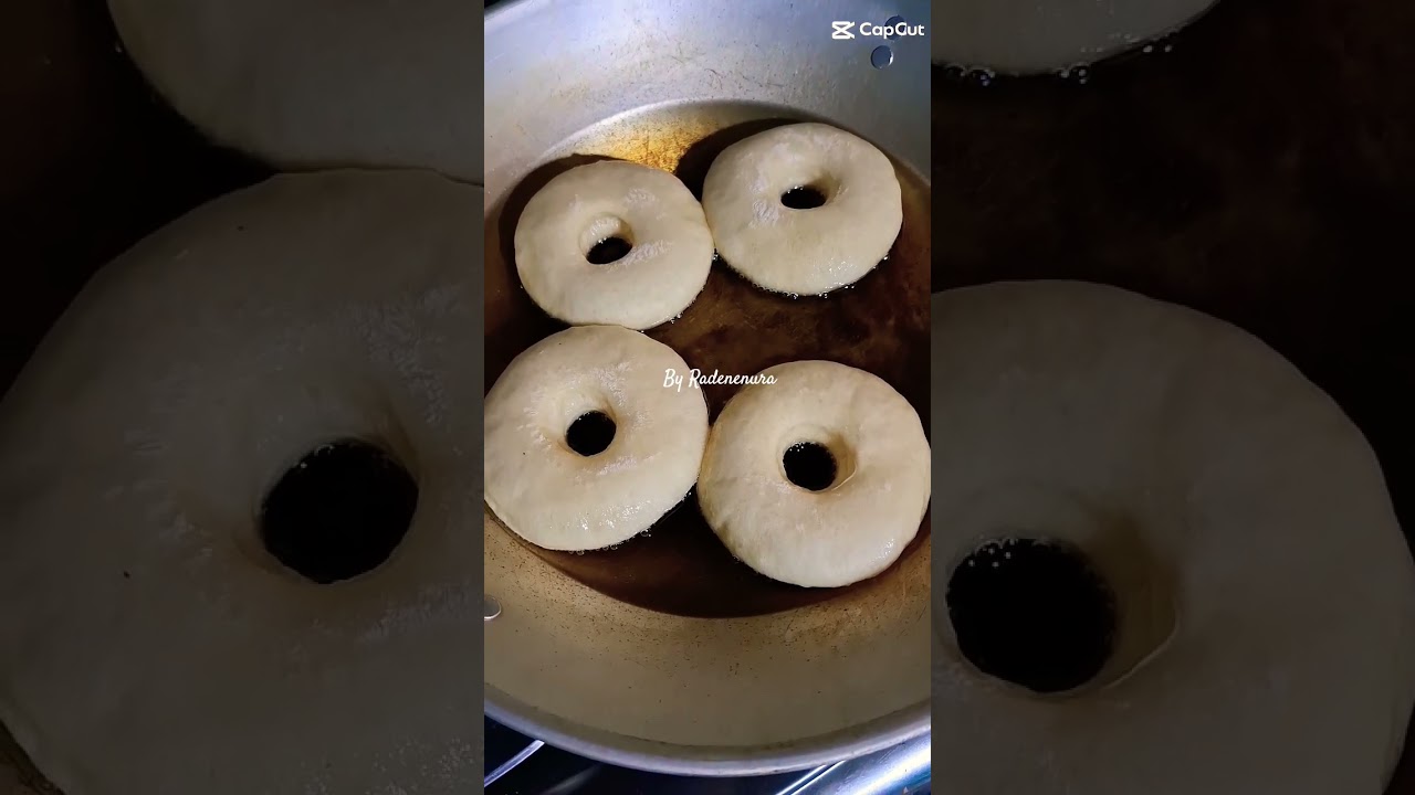 Cemilan Donat 🥰 timbangan 18gr sebesar ini 🤩 #rotidonat #donatviral  #donatenak #donatempuk