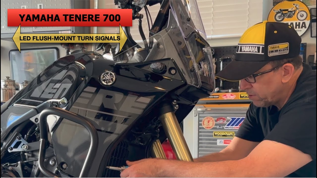 Yamaha TENERE 700 flush-mount blinker installation