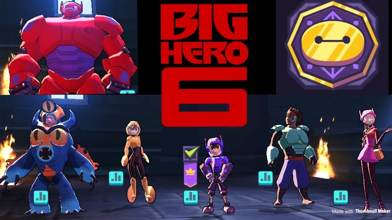 BIG HERO 6 TEAM - Disney Sorcerer’s Arena - Baymax Legendary Event Complete! Exclusive Trophy!