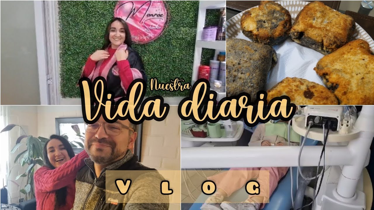 #vlog | Preparando SUSHI-BURGER 😅 | Cambio de LOOK de la Romy, Rubia? 🤗 | Tratamiento dental de Emma