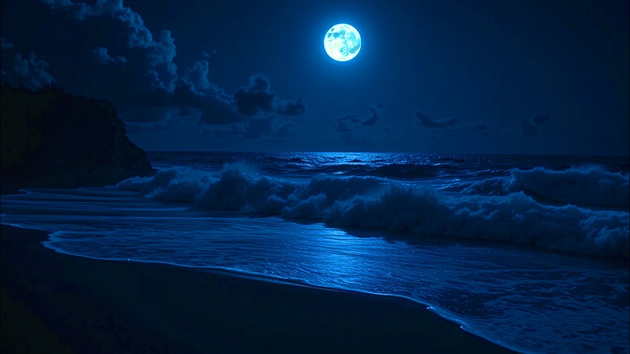 Calm Your Mind Before Bed | Soft Ocean Waves for Peaceful Night Sleep