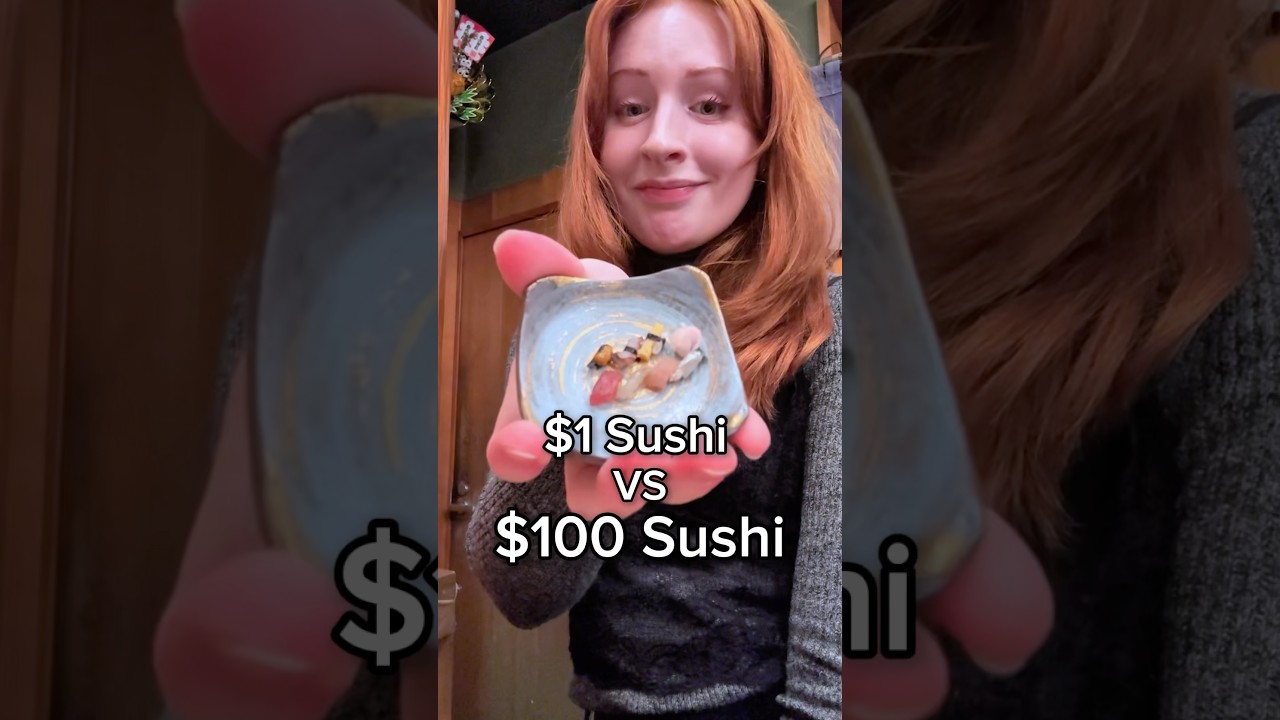 $1 Sushi or $100 Sushi in Japan?? 🍣