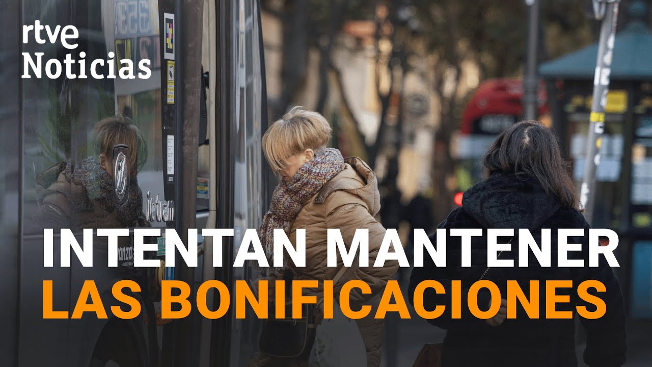 TRANSPORTE PÚBLICO: Algunas comunidades ASEGURAN que MANTENDRÁN los DESCUENTOS | RTVE Noticias