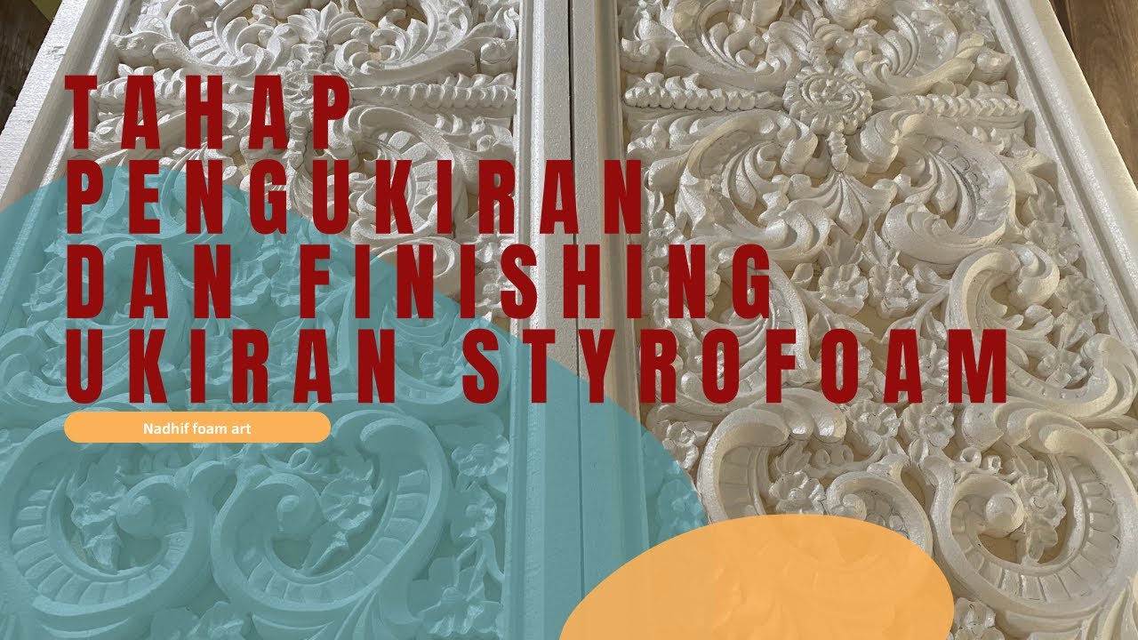 Cara Mengukir styrofoam motif 3d