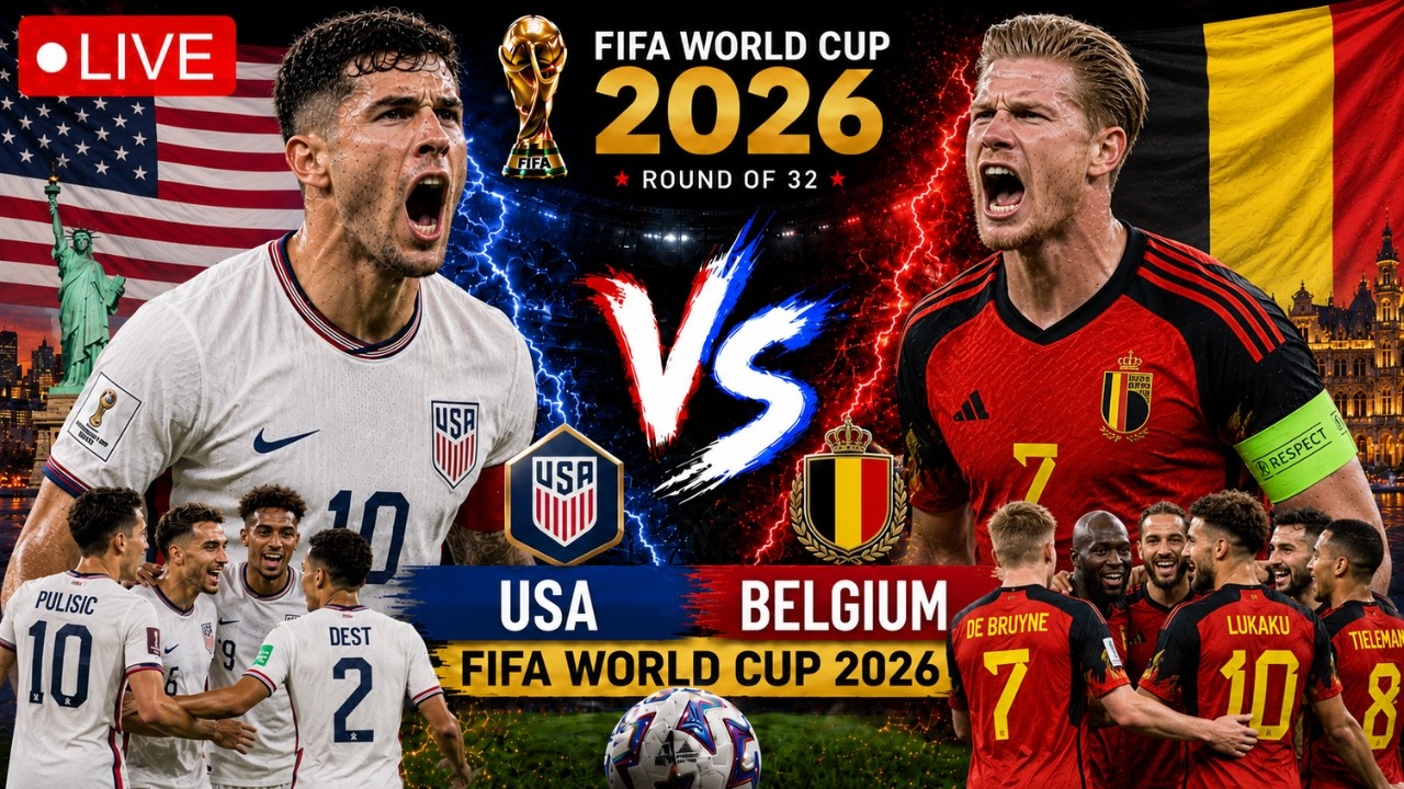 **LIVE** United States vs Belgium World Cup Match LIVE Reaction! USA