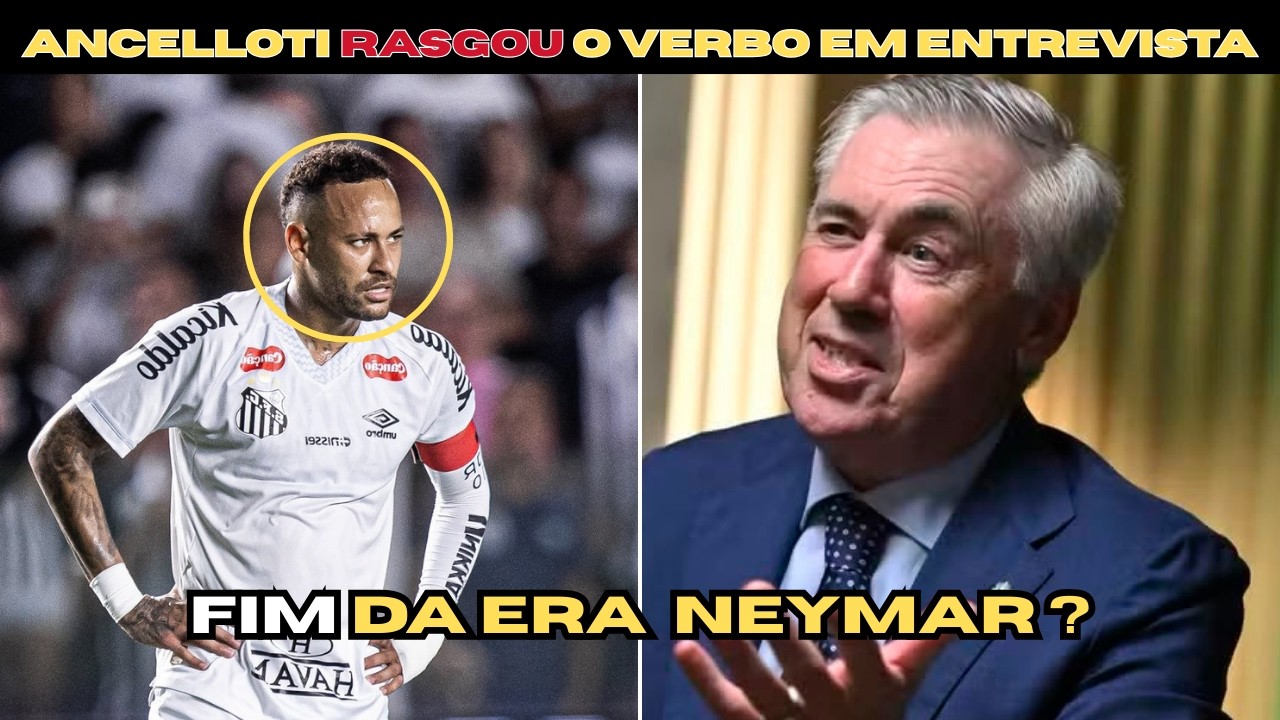 🚨EITA Neymar Está Fora dos Planos? Ancelotti Responde e Choca Torcedores | ENTREVISTA ANCELLOTI