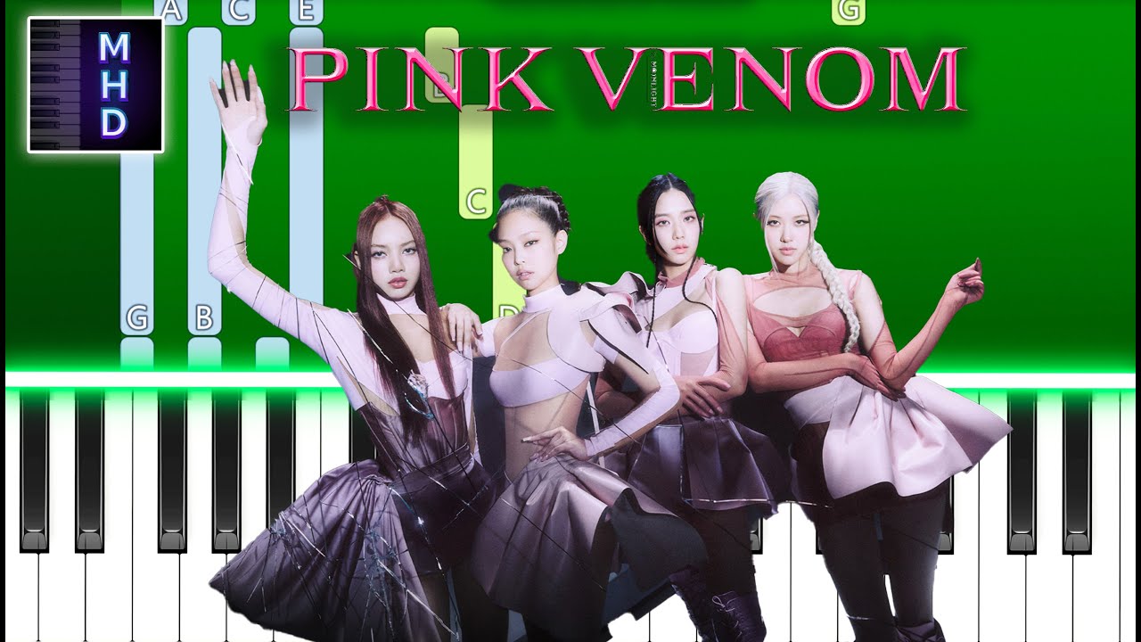 BLACKPINK - ‘Pink Venom’ Instrumental Only - Piano Tutorial