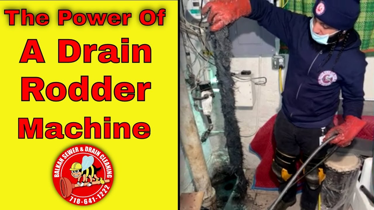 A Drain Rodder Machine Is A Uniquely Powerful Tool