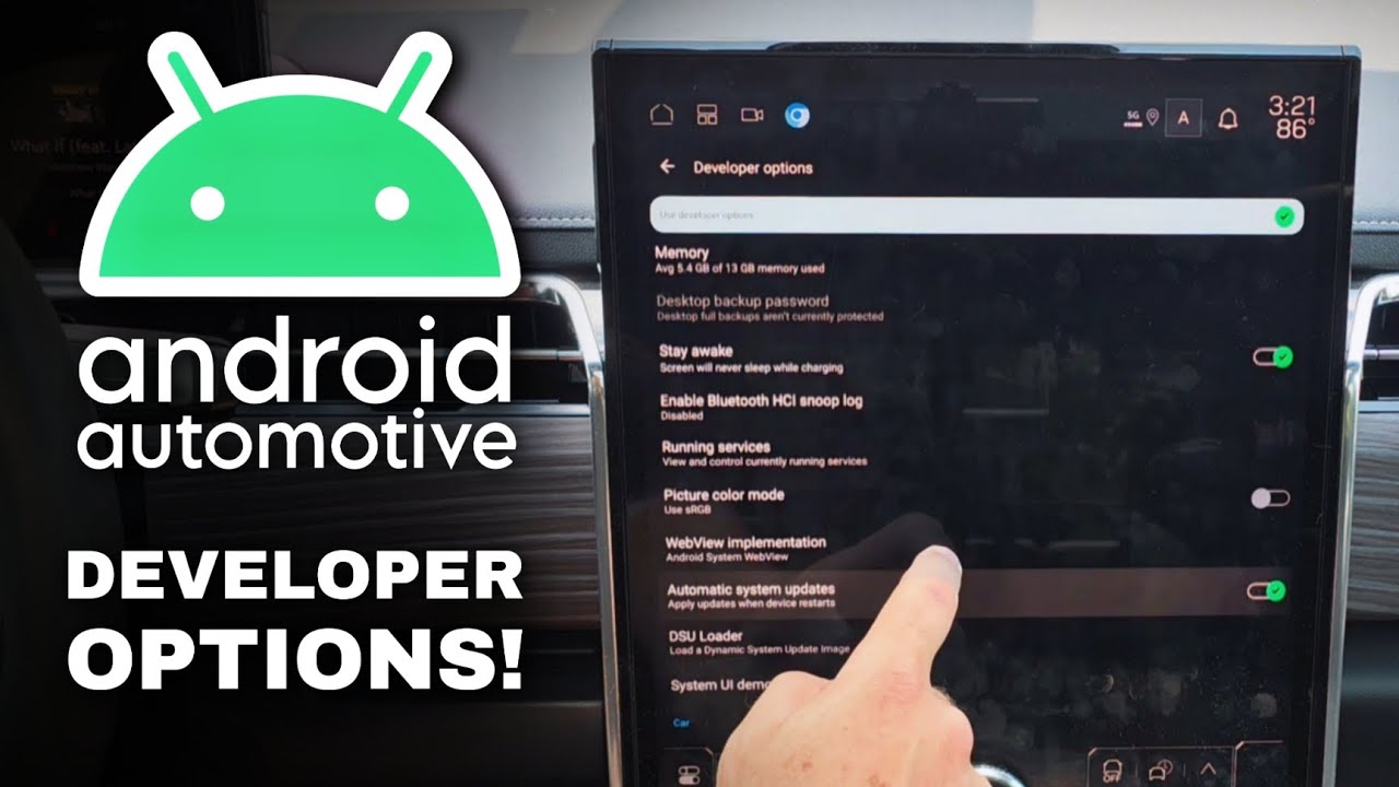 I Enabled Android Automotive Developer Options in my GMC Sierra EV!