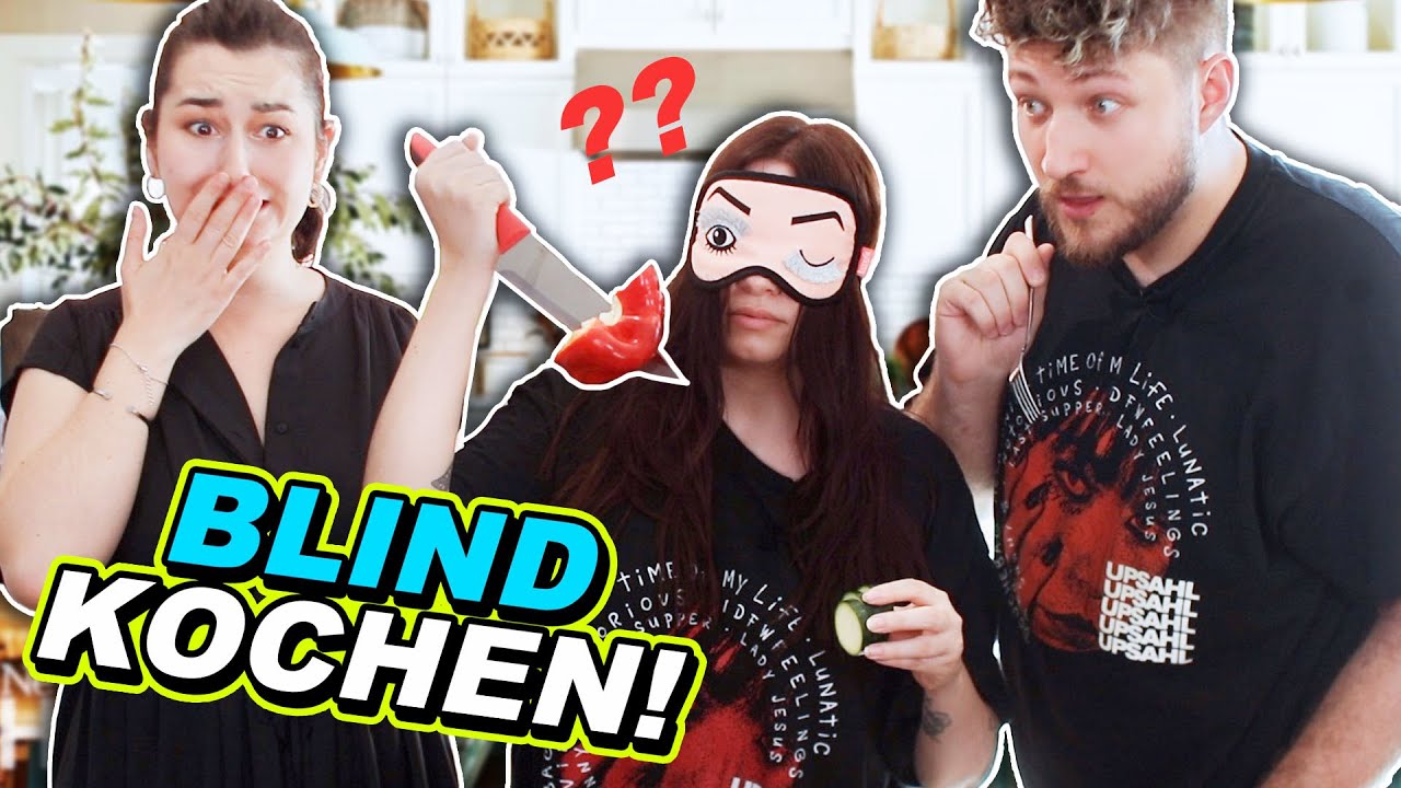 BLIND kochen Challenge mit meinem Freund und BFF!