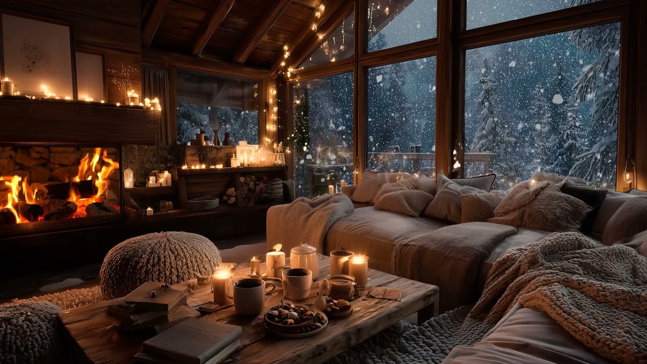 ❄️ Winter Calm Piano  Snow Outside the Window  Deep Meditation & Energy Restore