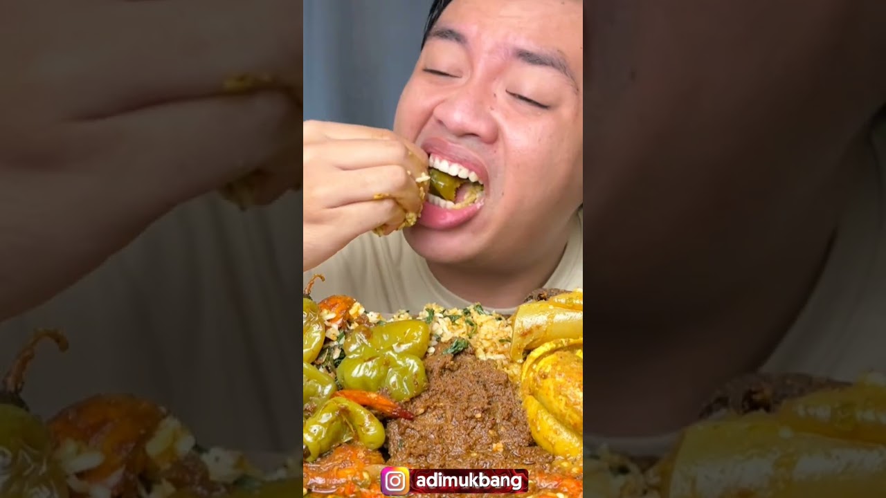Nasi Padang komplit extra TAMBUSU jumbo + cabe gendot 🥵 