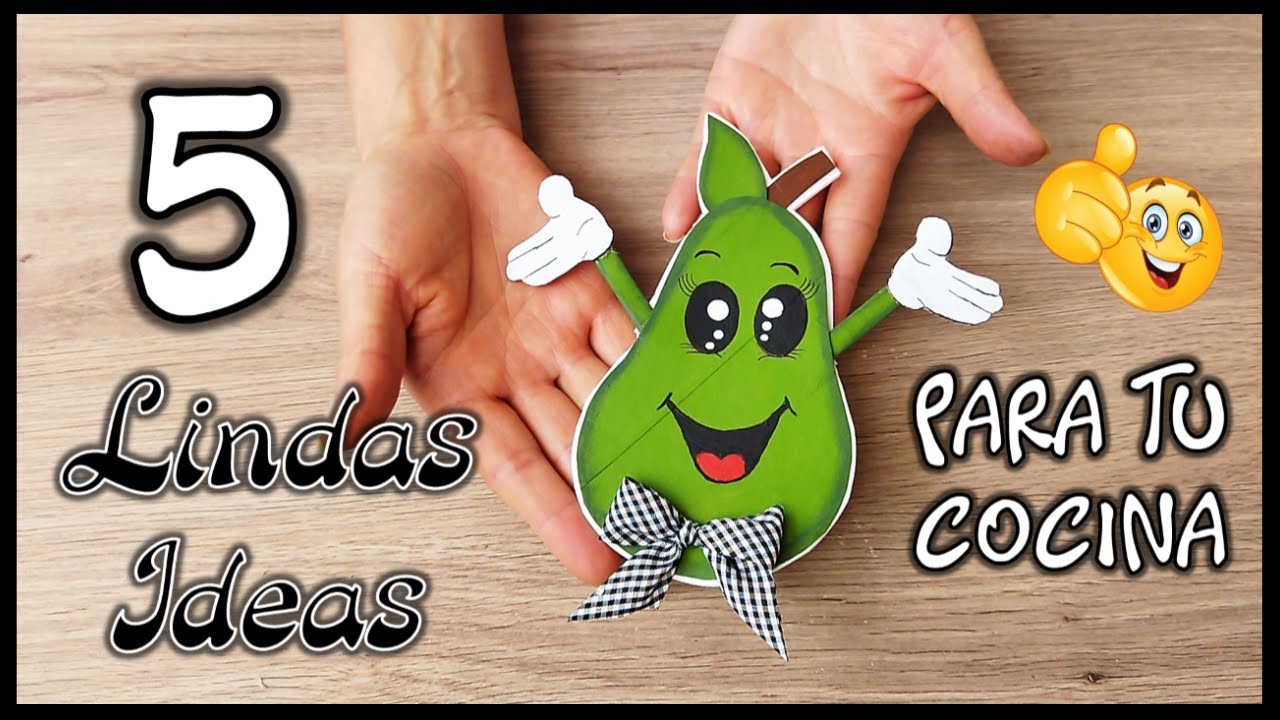 5 LINDAS IDEAS PARA DECORAR TU COCINA - Manualidades con tubos de papel - Crafts for the kitchen