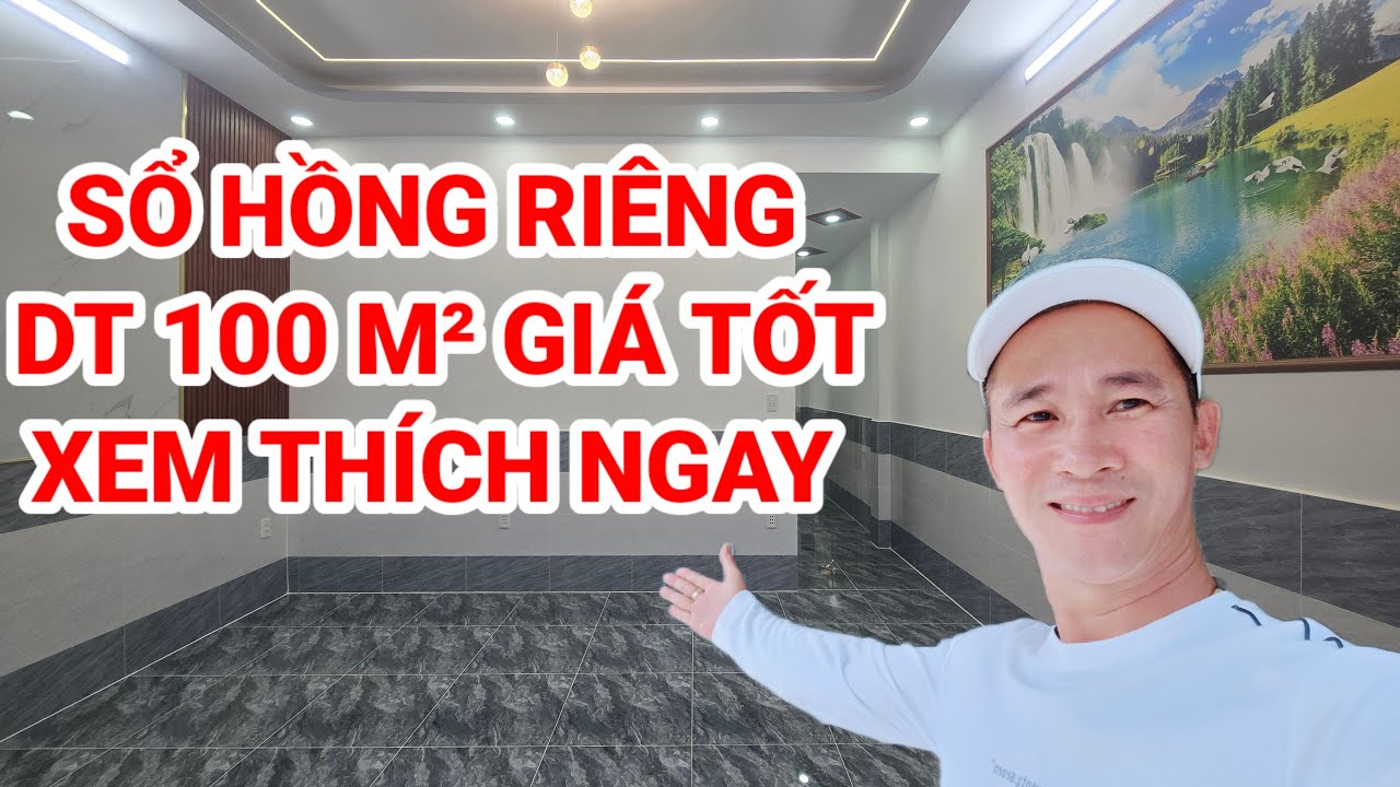 Lần đầu tiên thấy căn nhà 100 M² tại Hóc Môn đẹp mà giá tốt thế này - BĐS Quang Minh