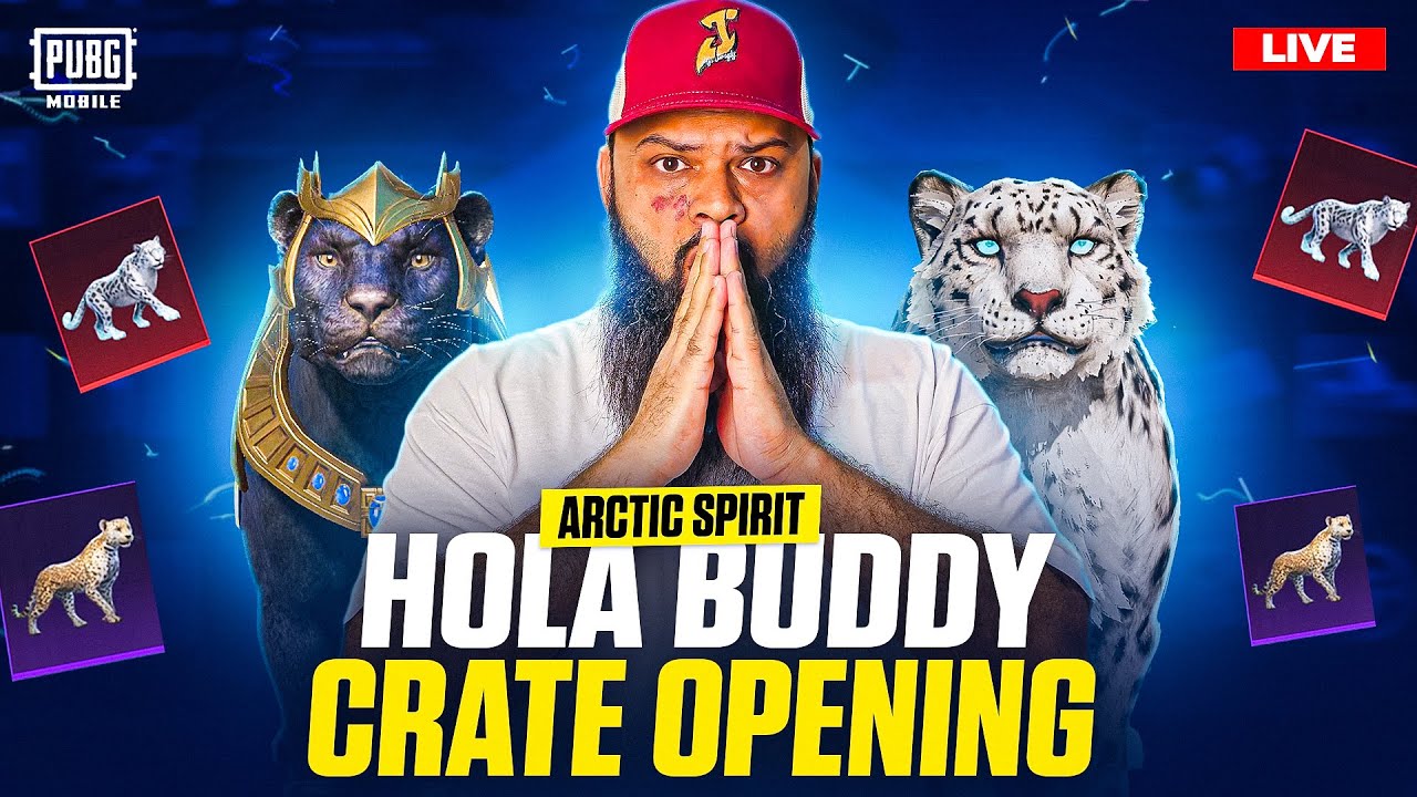 New Hola Buddy 🥵 Arctic Spirit Buddy Set - PUBG Mobile Crate Opening