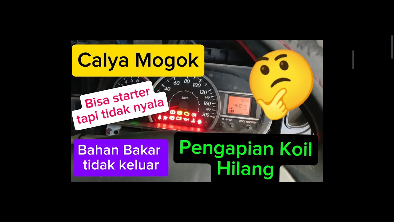 Calya Mogok || Bensin Tidak Keluar dan Pengapian Koil Hilang
