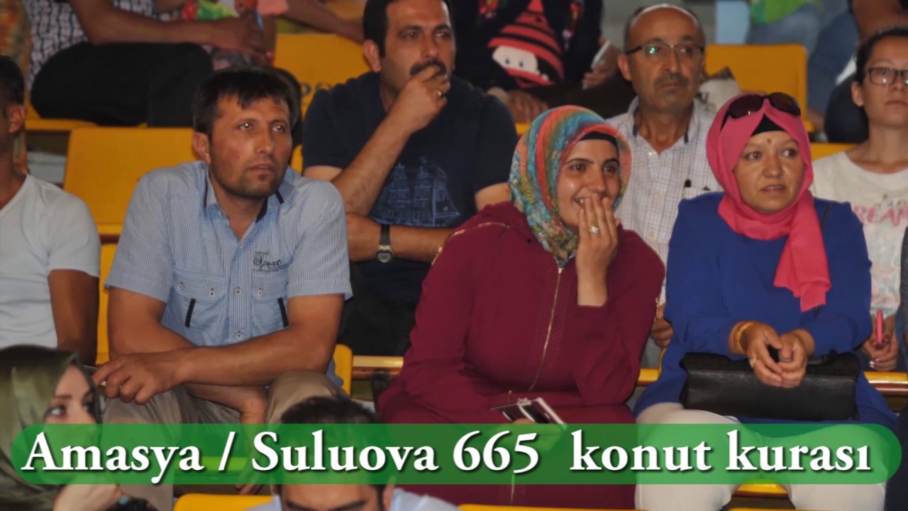 Amasya Suluova'da 665 konutun kurası çekildi