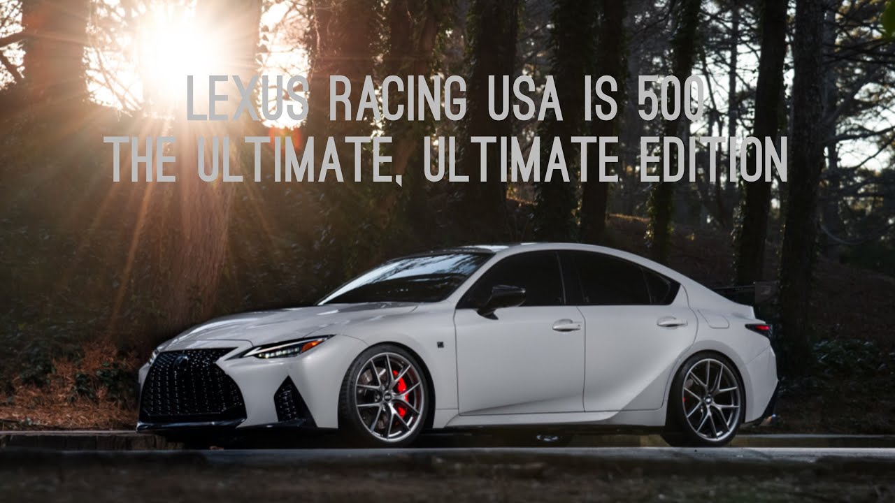 Lexus Racing USA IS 500 Ultimate “Ultimate” Edition | Гоночный круг и VIP-автомобиль | IMSA 2026