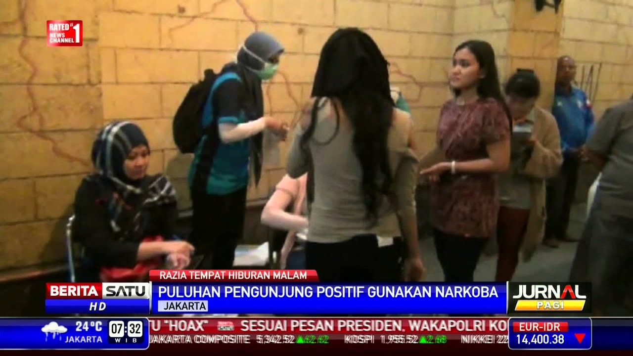 Puluhan Pengunjung Tempat Hiburan Malam di Lokasari Positif Narkoba