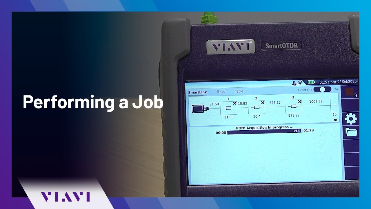 Performing a Job | VIAVI StrataSync
