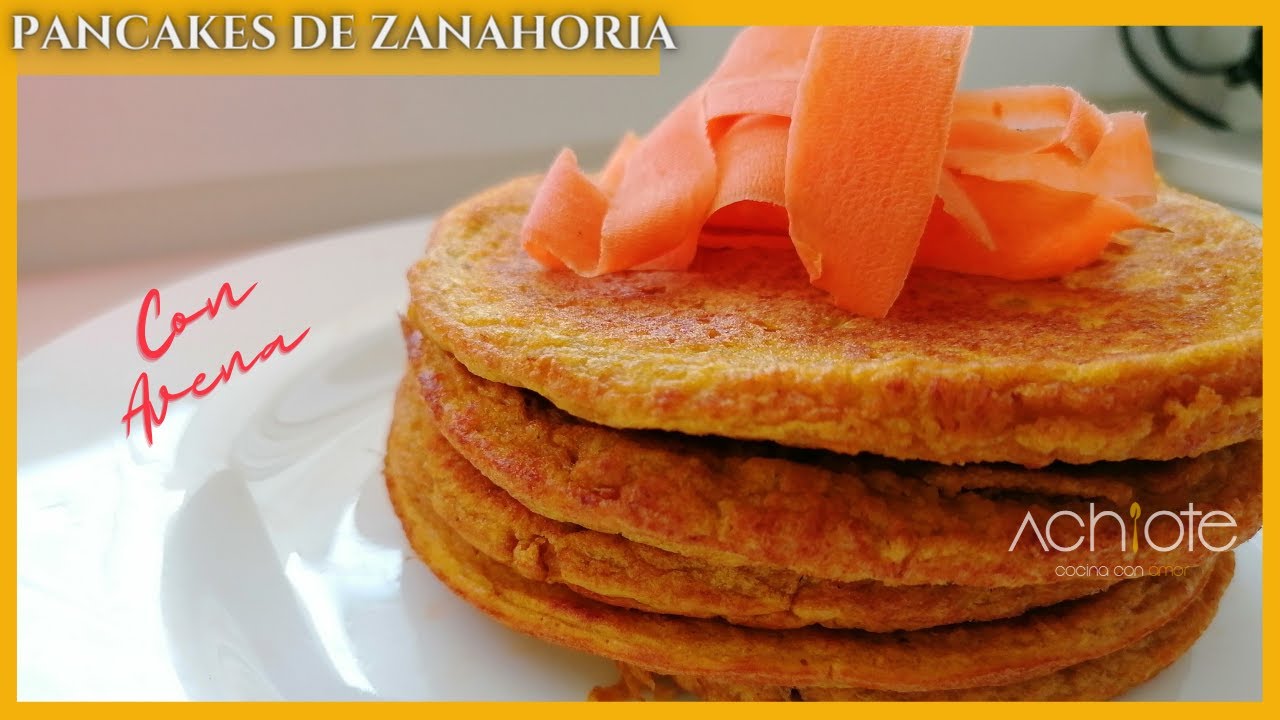 Saca las ZANAHORIAS de la nevera y prepara estos PANCAKES o TORTITAS de ZANAHORIA | Super ricas!!