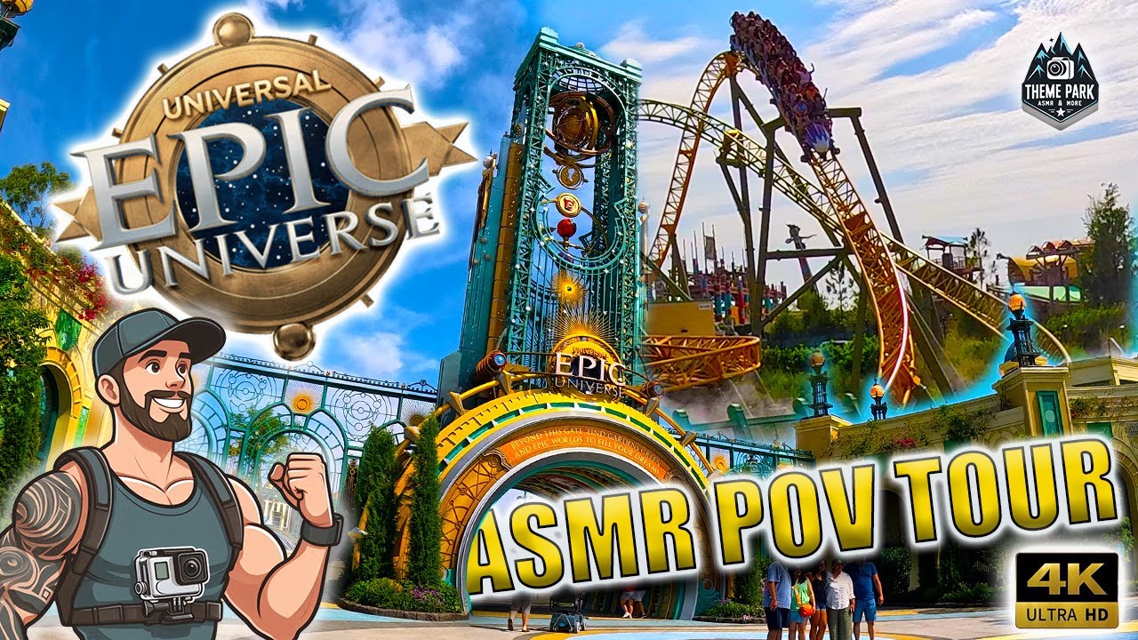 ASMR POV Walkthrough | Epic Universe |  POV on Coasters!