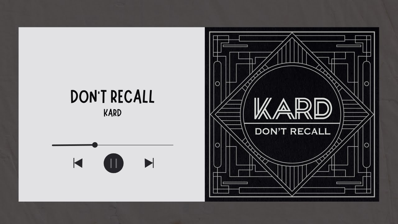 [BASS BOOSTED+EMPTY ARENA] KARD - DON'T RECALL  |kpoptifyy
