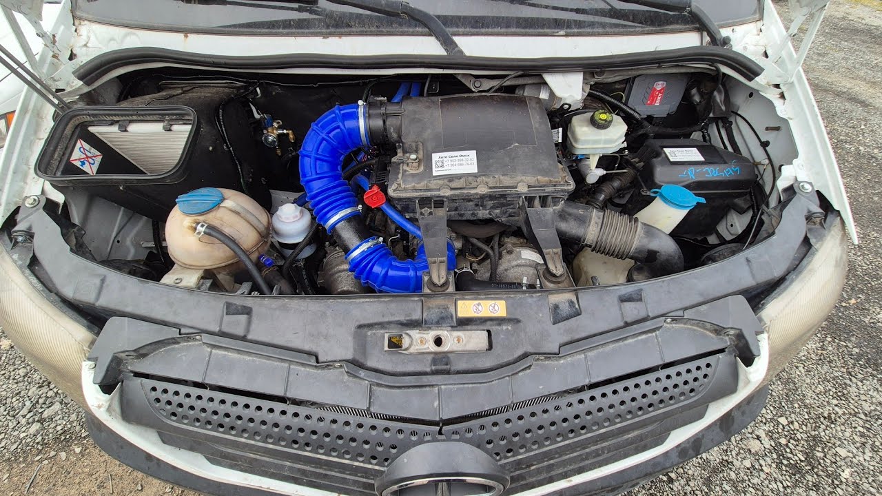 Свап двс с акпп 3uz-fe v8 4,3 280 л.с 5AT в Mercedes-Benz Sprinter. 