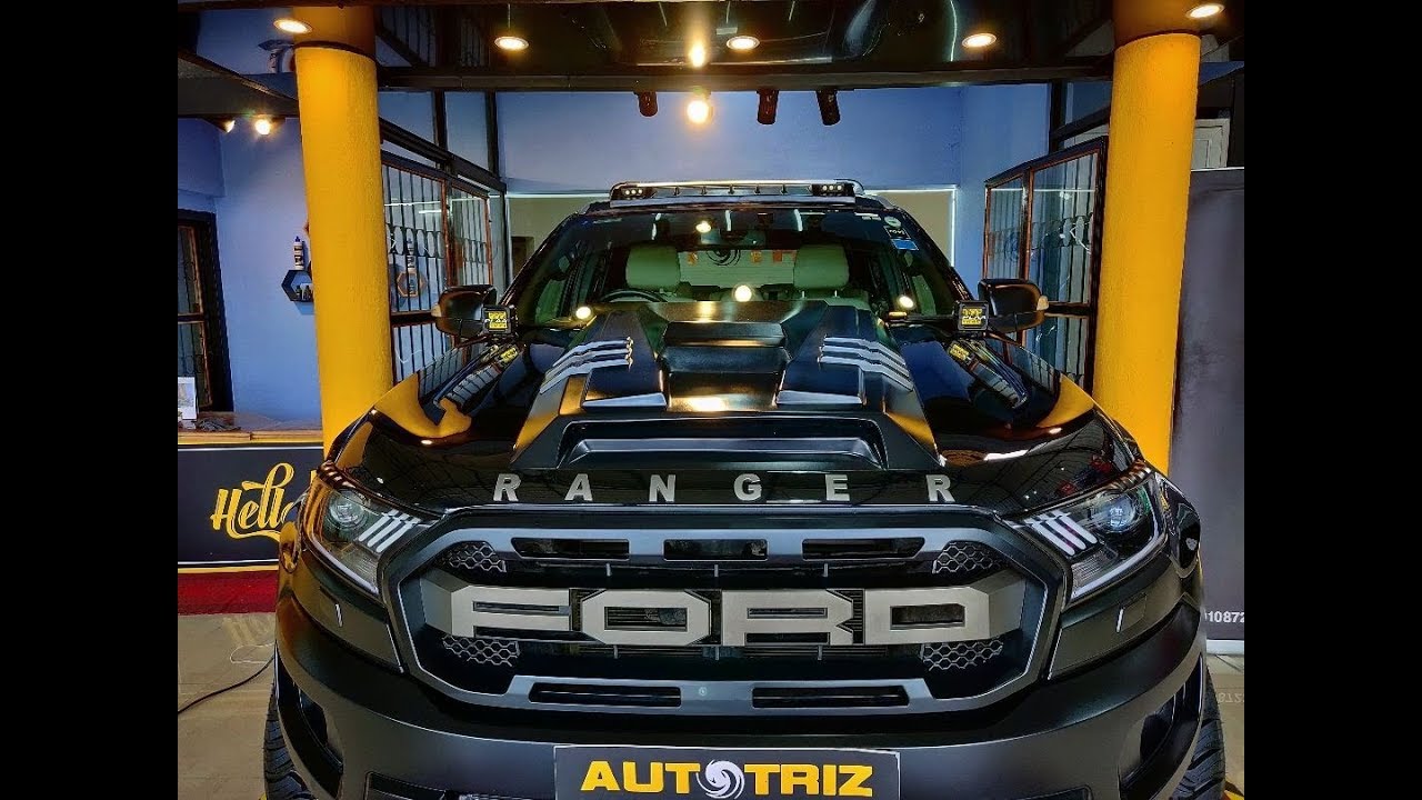Nano Ceramic Coating on modified Ford Endeavour l AUTOTRIZ Bengaluru Studio
