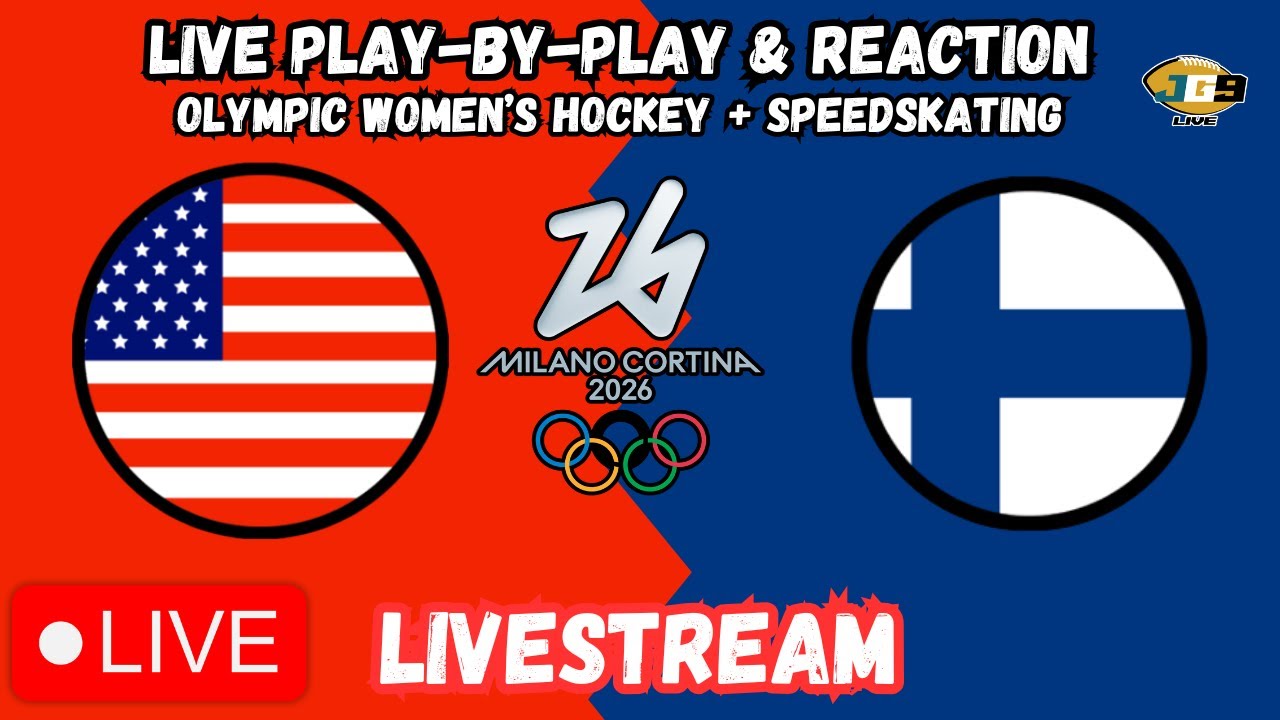 USA vs. Finland | Women's 3000m Speedskating | 2026 OLYMPICS LIVESTREAM | Women's Hockey | LIVE