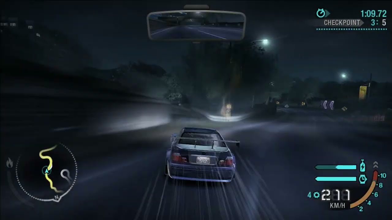 Need for Speed Carbon - BMW M3 GTR Test Drive & Engine Sound