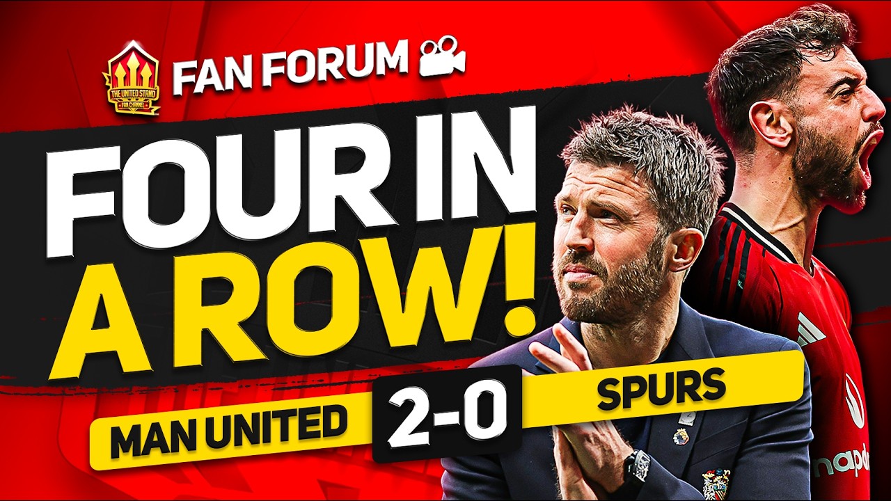 CARRICK UNSTOPPABLE! Man United 2-0 Spurs | LIVE Fan's Forum