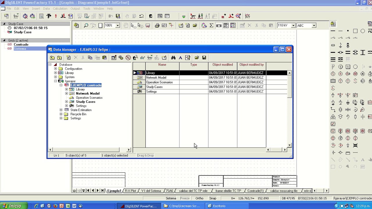Comtrade en Digsilent Powerfactory