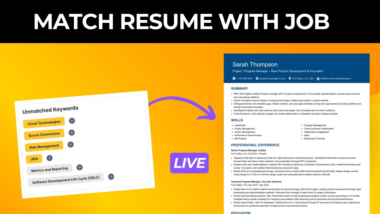 How to Match Your Resume with Job Description using AI