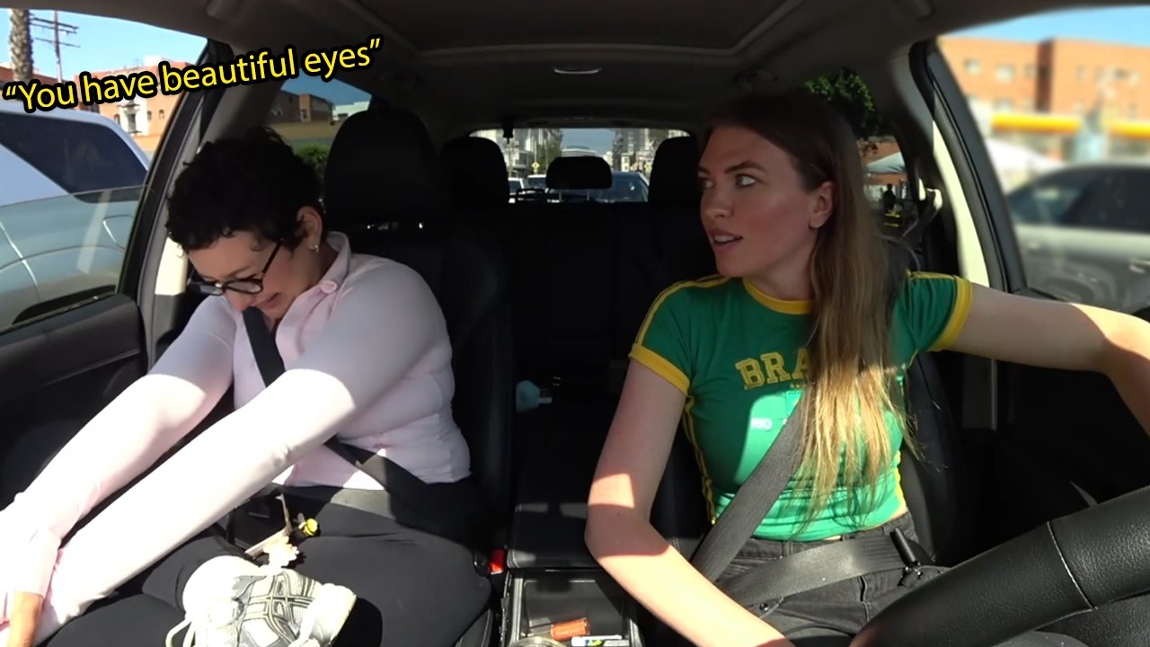 QT gets hit on by a random stranger in traffic