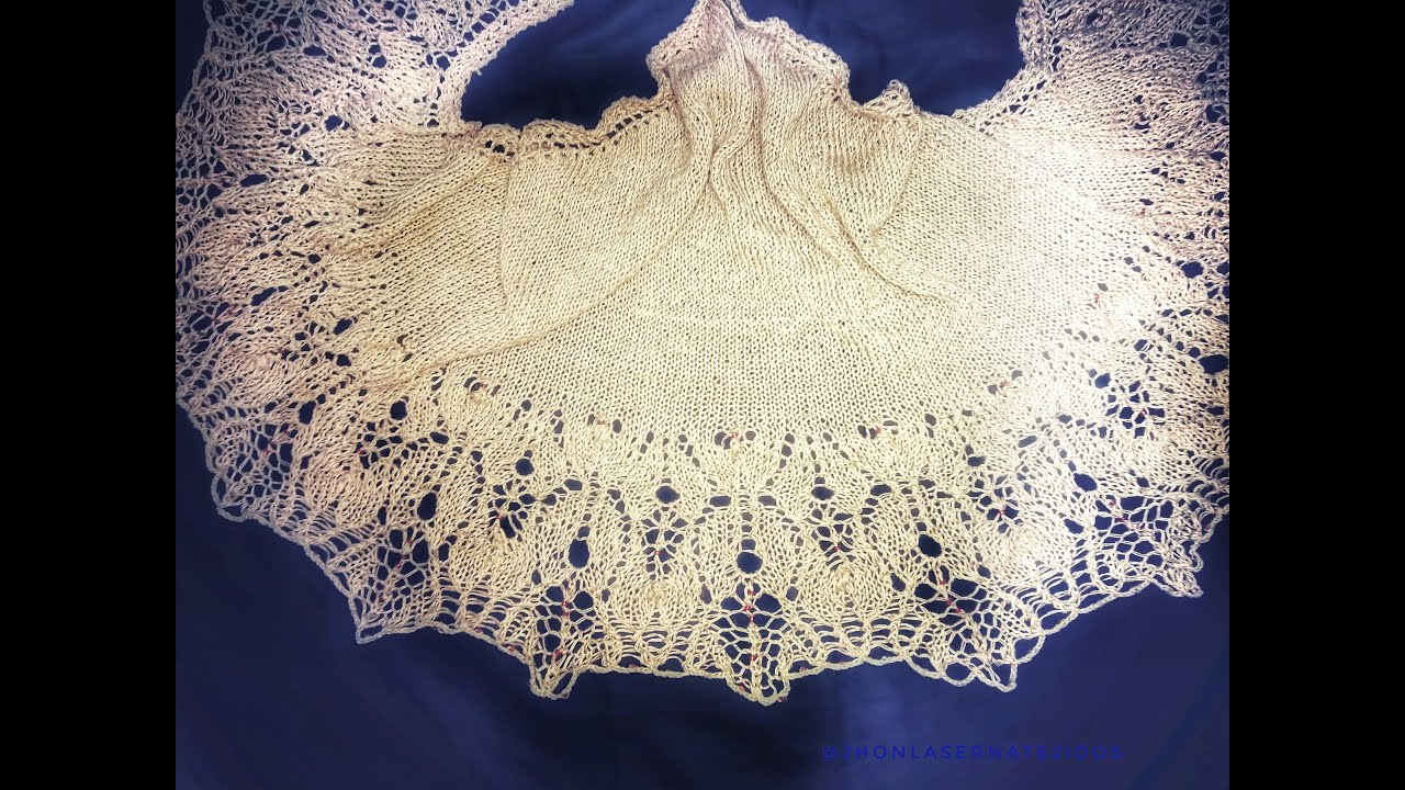 chal a dos agujas proyecto  arabia diseño exclusivo jhon laserna tejidos shawl knit scialle ai ferri