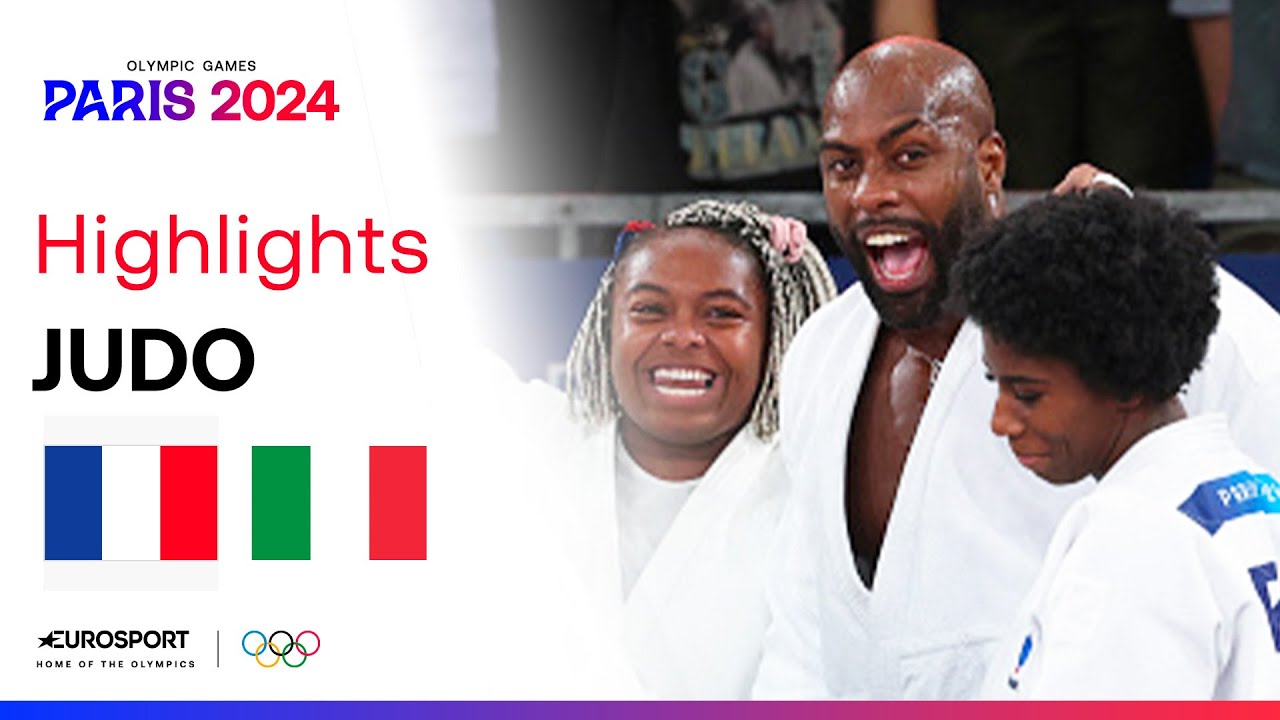 JO PARIS 2024 - Les Bleus de Teddy Riner dominent les Italiens et rallient la finale