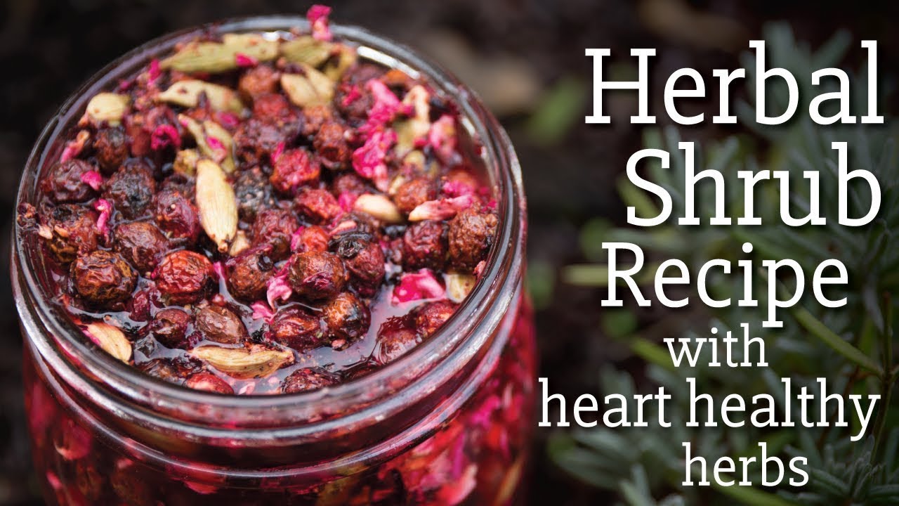 How to Make a Heart Tonic Herbal Shrub (Herb Infused Vinegar w/Honey)