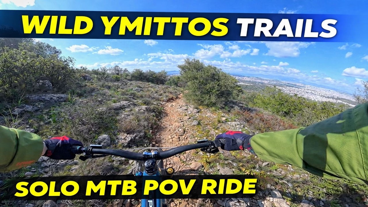 Wild Ymittos Trails | Solo MTB Ride on Pivot Shuttle LT