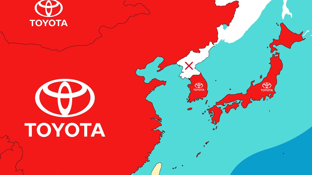 Все страны без TOYOTA в 2025 году!!