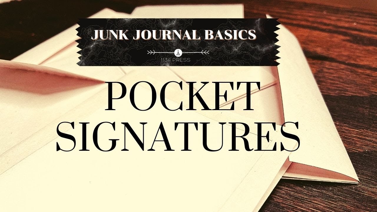 Junk Journal Basics: Pocket Pages for Junk Journals