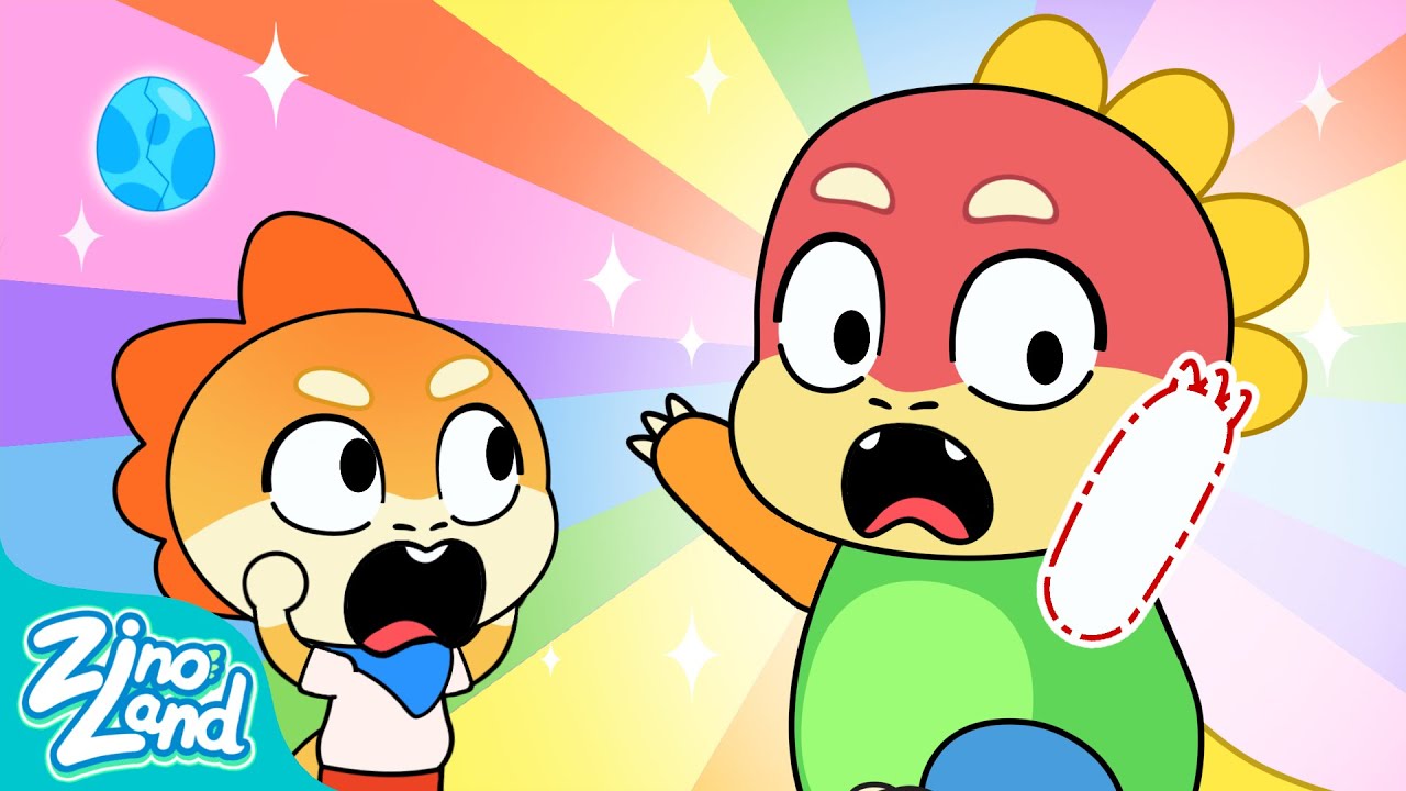 Oh no! Where are the dinosaur's hands? | Kidsong for Kids | Zinoland Songs