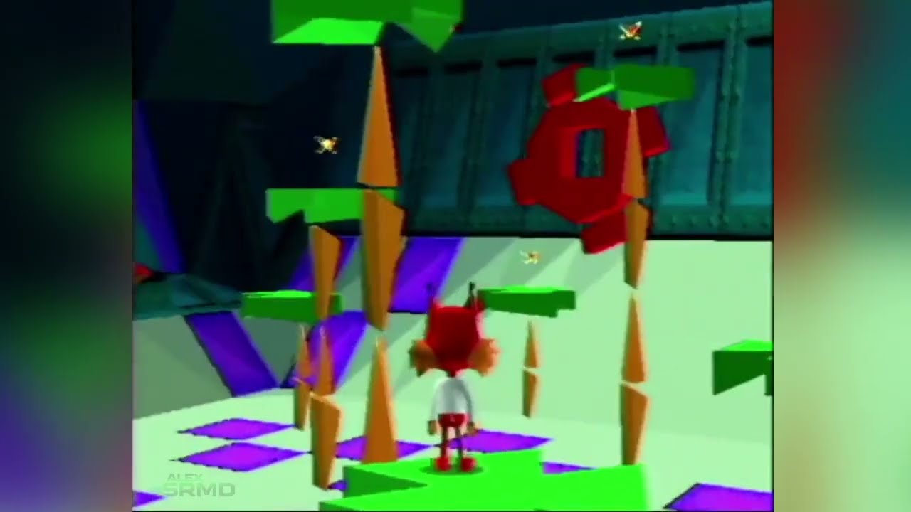Bubsy 3D [PS1] - Playthrough, Part 2 / 4 (Water Stages are boring and confusing :/)