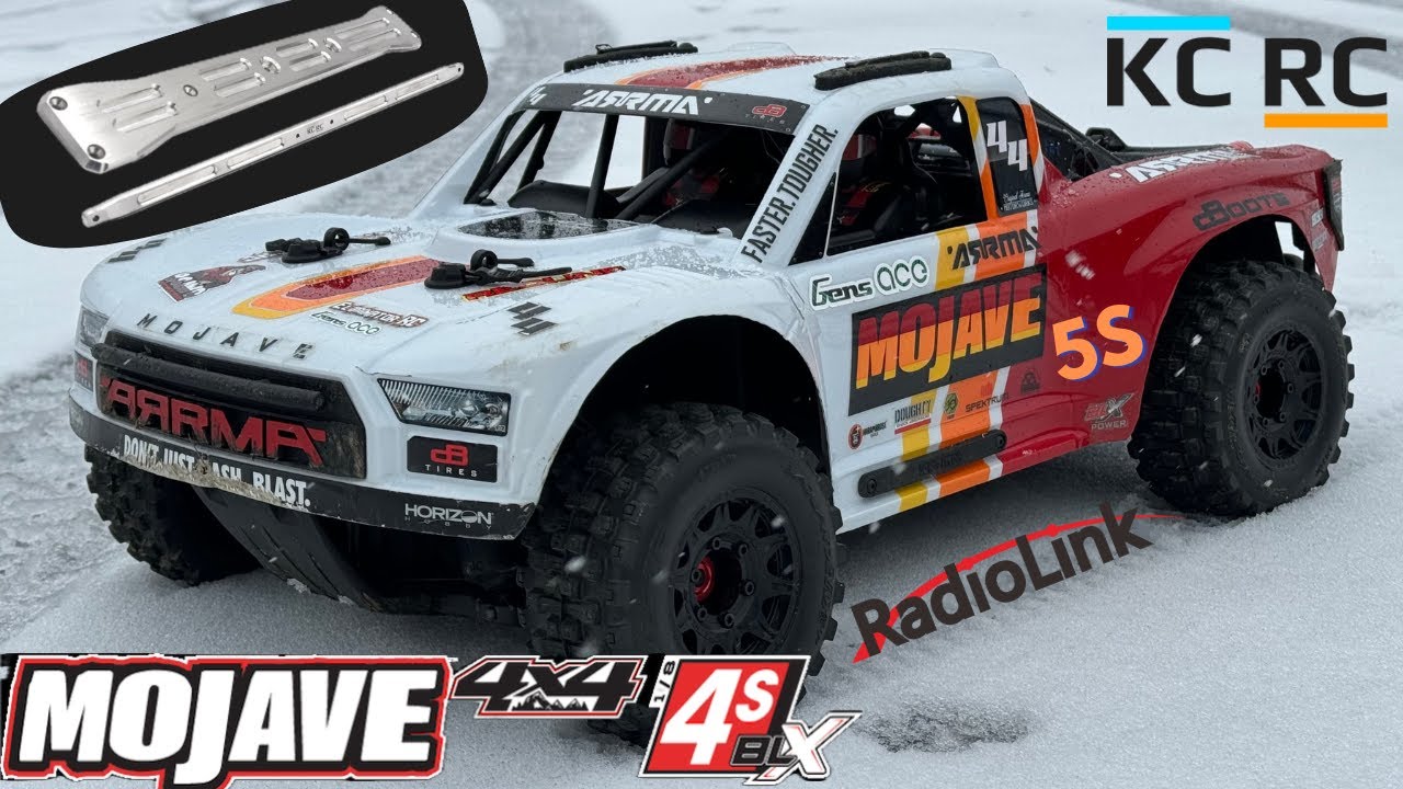Arrma Mojave 4s с улучшениями KC RC (установлен 6s ESC для заездов на 5S)