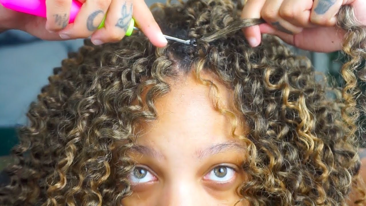Super Natural & Versatile Curly Crochet Hair Tutorial