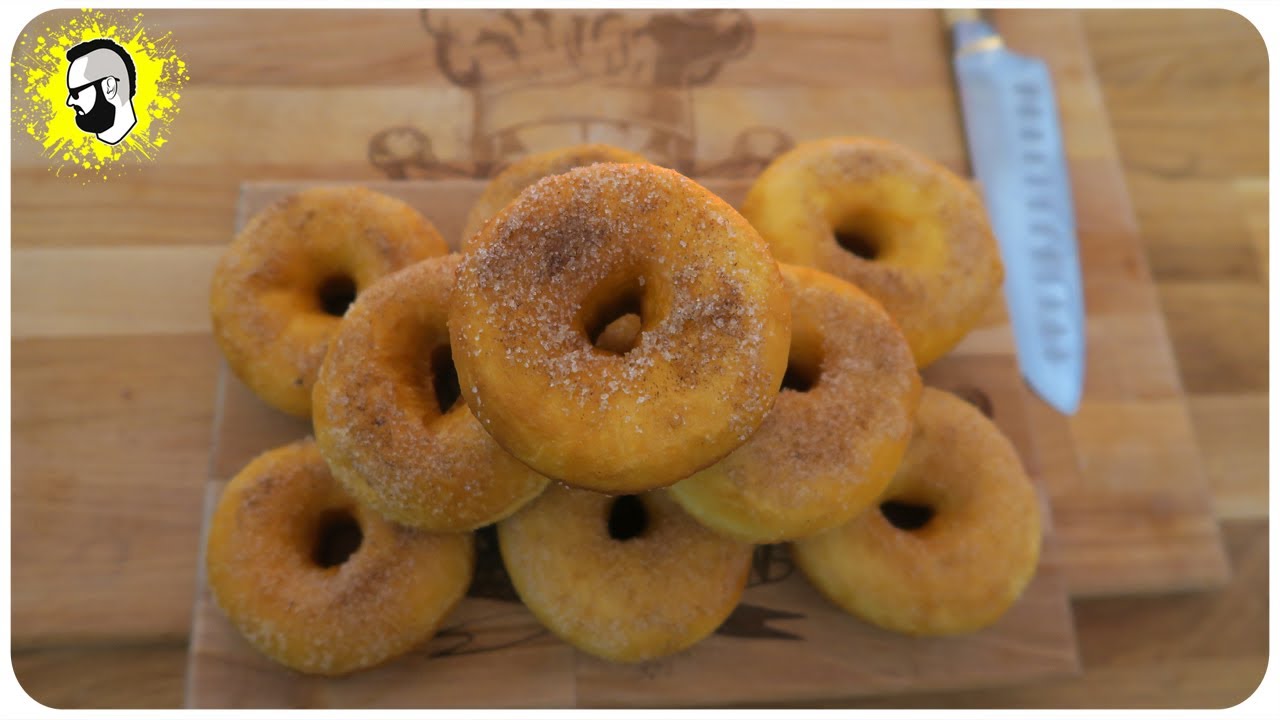 DONUTS selber machen (REZEPT DOWNLOAD) Fritteuse & Backofen 🍩🍩🍩 | Pommes Män